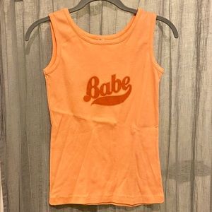 RARE vintage 70s “Babe” tank top